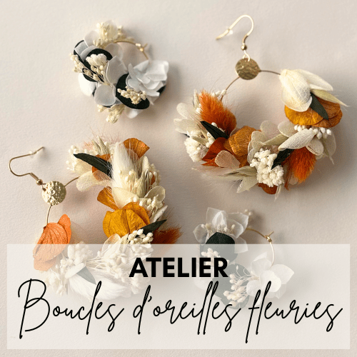 Atelier "Réalise tes boucles d'oreilles fleuries !"